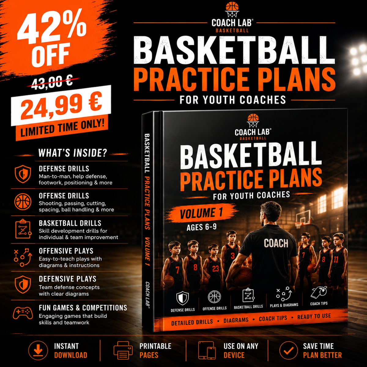 Basketball Development Series – Ages 6–9