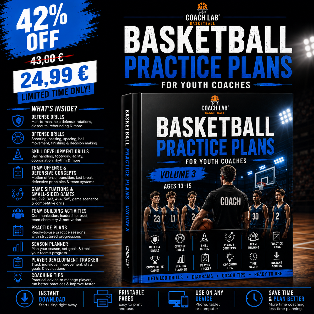 Basketball Development Series – Ages 13-15